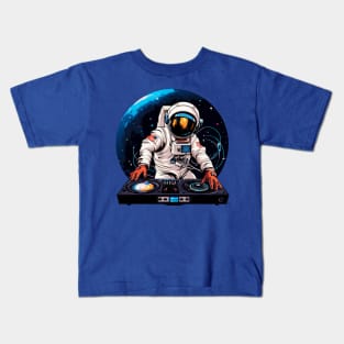 Dj Astronaut Kids T-Shirt